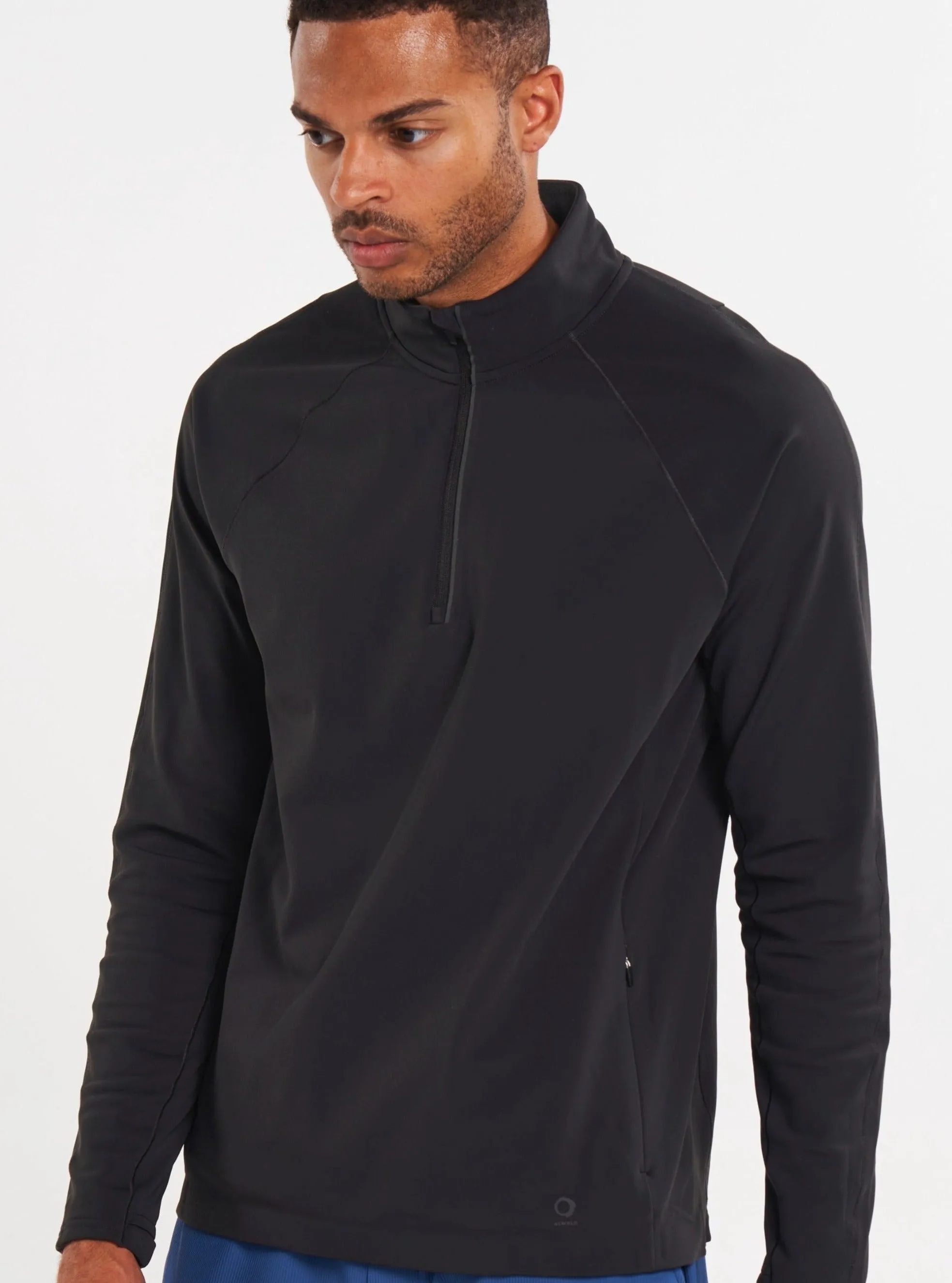 ALRN Hi Viz 1/4 Zip - Black