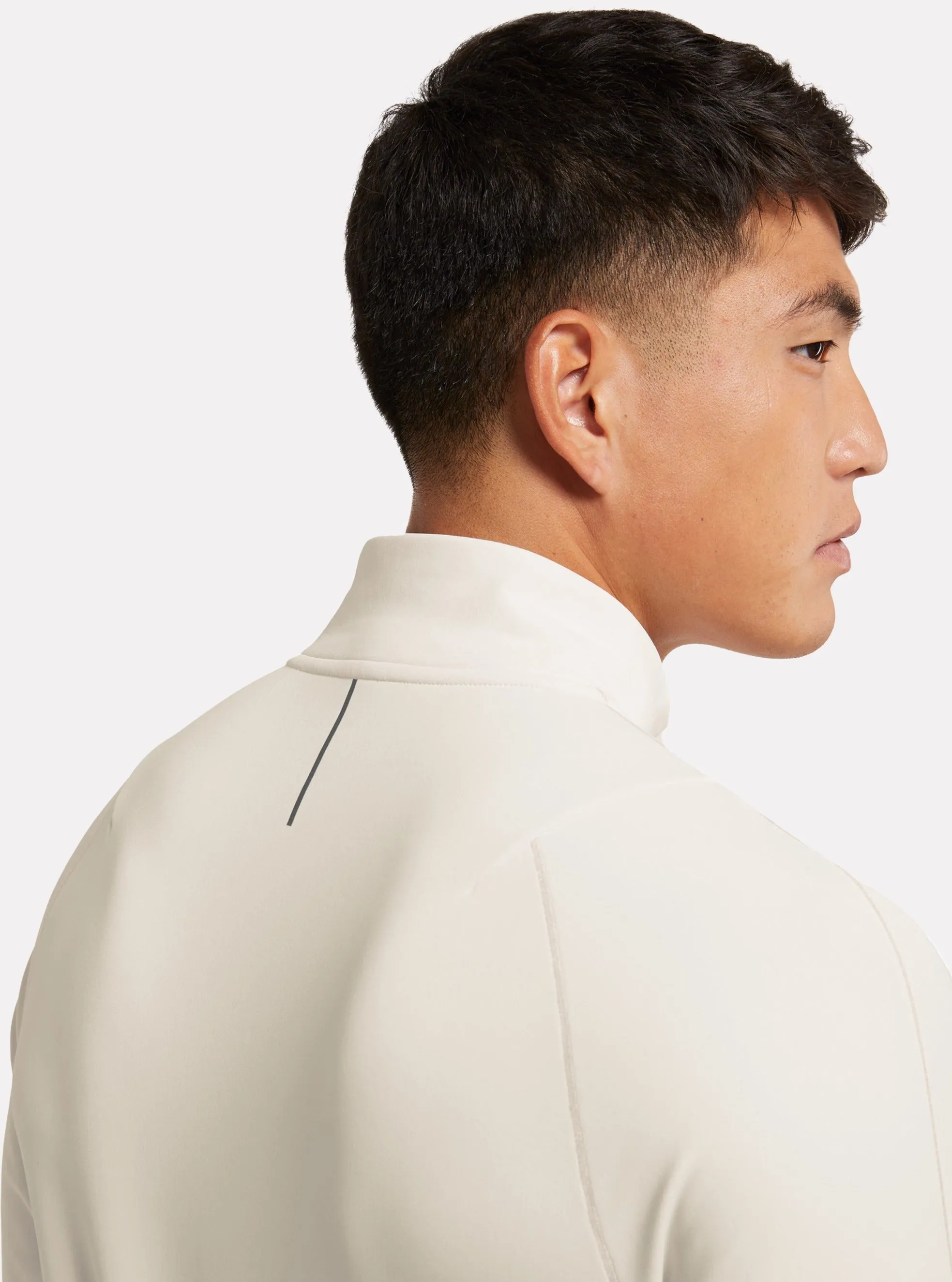 ALRN Hi Viz 1/4 Zip - White Sand