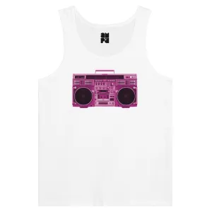 Boom Box Pink  -  Premium Unisex Tank Top