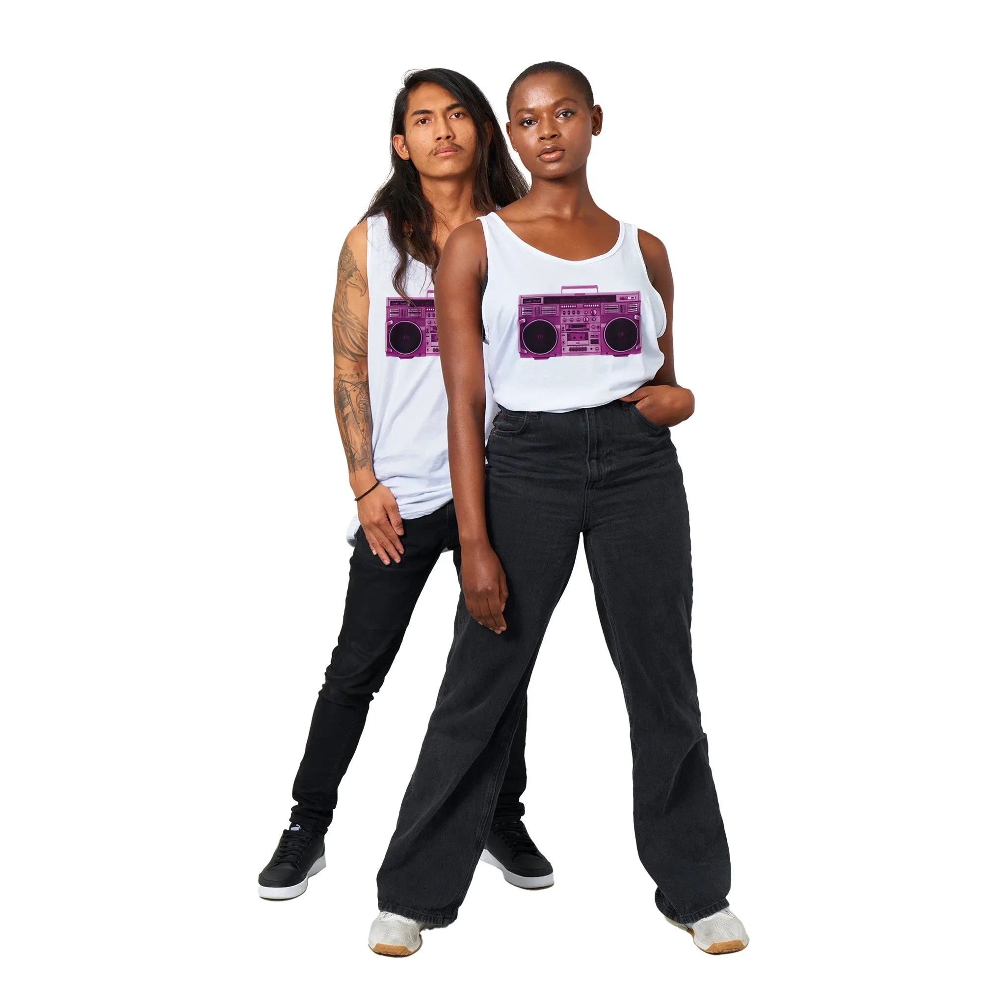 Boom Box Pink  -  Premium Unisex Tank Top