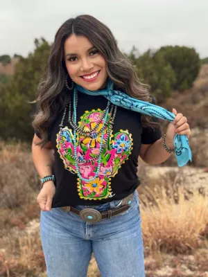 CALLIE ANN PINK FLORAL CACTUS