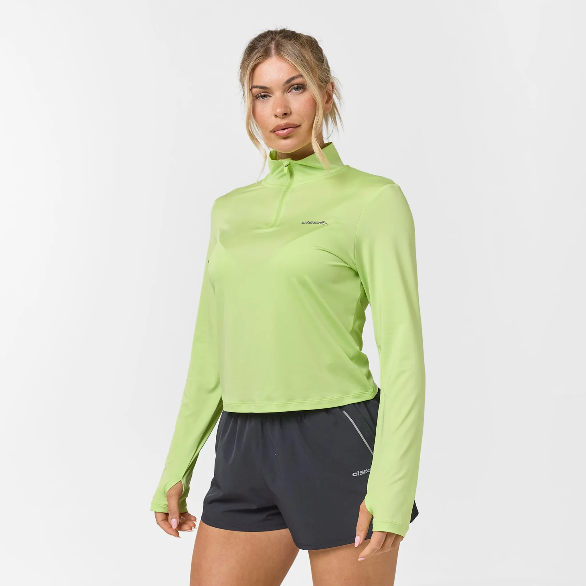 Performance 1/4 Zip Top | Matcha