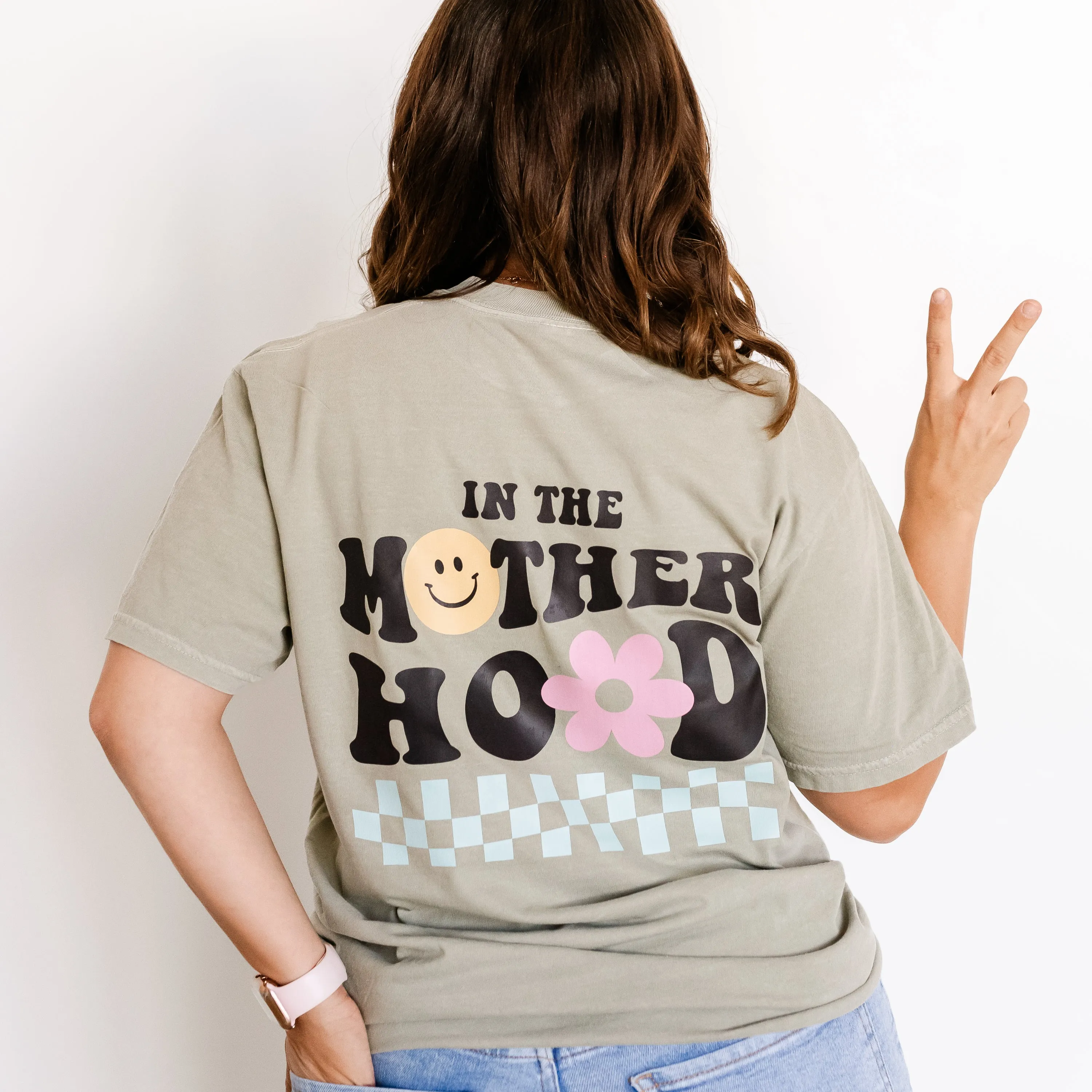 THE RETRO EDIT - All is Good on Front w/ In the Motherhood on Back - SHORT SLEEVE COMFORT COLORS TEE